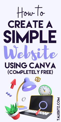 how to create a simple website using canva completely free