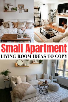 small apartment living room ideas to copy