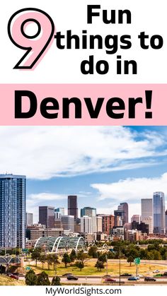 The best things to do in Denver, Colorado... written by a local! What to see, eat, and do in the mile high city! Colorado Bucket List, Mile High City, Denver City, Colorado Vacation