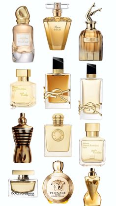 gold perfume Perfume Collection Aesthetic, Gold Perfume, Tom Ford Fragrance, Collection Aesthetic, Bath And Body Works Perfume, Gold Aesthetic