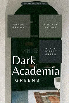 the cover of dark acadenia greens, with an arch in the background and black accents