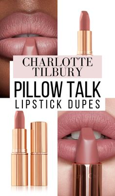 16 Charlotte Tilbury Pillow Talk Lipstick Dupes from MAC to Maybelline 2024 Lipstick Trends, Nude Lipstick For Fair Skin, Charlotte Tilbury Pillow Talk Lipstick, Cheap Makeup Brands, Best Drugstore Lipstick, Milani Lipstick, Neutral Lipstick, Mac Lipstick Shades