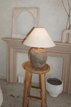 This rustic lamp will fit in any style home whether it be boho style, minimalist, or rustic. The ceramic texture gives off a handmade ceramic feel and each lamp will come unique.  Shop this organic modern table lamp for your earthy living room decor here! Organic Modern Table, Earthy Living Room Decor, Earthy Living Room, Rustic Lamp, Linen Lamp Shades, Ceramic Texture, Marble Tray, Rustic Stone, Boho Minimalist