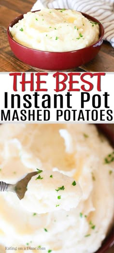 the best instant pot mashed potatoes recipe