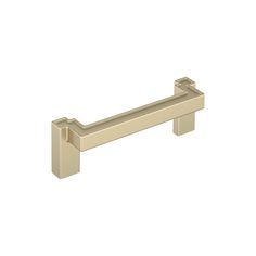 an image of a brass colored towel bar