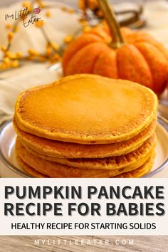 pumpkin pancake recipe for babies healthy recipe for starting solids