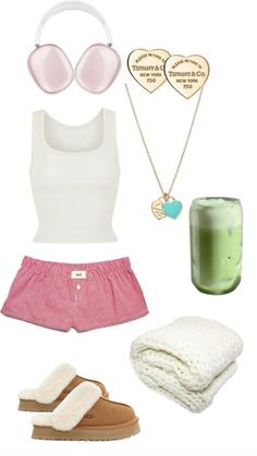 Pjs Layout, Sleepover Outfit Ideas, Pjs Ideas, Sleepover Outfit, Summer Pjs, Layout, Outfit Inspo, Pink