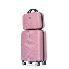 Tripcomp has a complete line of luggage that is stylish and trendy, they are the first choice for students, travel, business, and business trips with high quality and low prices. This is a lightweight and well-made 3-piece hardshell luggage set. , Using new super thick ABS material to make the hard shell, which makes the luggage more durable, lighter and more impact resistant. Textured finish to prevent scratches and keep it beautiful after travel. unique style, wear and scratch resistance, front design with a beautiful diamond pattern of horizontal stripes, not only adds style to the hardshell luggage, but also enhances the strength and achieves overall durability. Customer satisfaction is the driving force of our service, we will make you satisfied Warranty. two years warranty,if there i Hardshell Luggage, Luggage Pink, Lightweight Carry On Luggage, Suitcase Set, Travel Business, Driving Force, Luggage Sets, Carry On Luggage, Horizontal Stripes