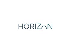 the horizon logo is shown on a white background