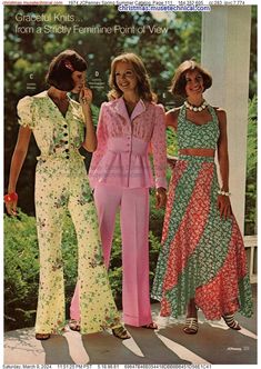 1974 JCPenney Spring Summer Catalog, Page 111 - Catalogs & Wishbooks 70s Fashion Spring, 1970s Summer Fashion, 70s Fashion Trends, 1970s Fashion Trends, That 70s Show Outfits, 1970s Magazine, 70s Show Outfits, 19s Fashion, 1974 Fashion