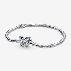 Classic Silver Heart Bracelet With Cubic Zirconia, Classic Silver Cubic Zirconia Heart Bracelet, Pandora Butterfly, Earrings Pandora, Diy Jewelry Gifts, Charms Pandora, Pandora Beads, Bracelet Pandora, Snake Chain Bracelets