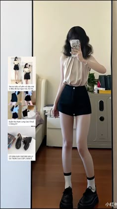 Croptop Aesthetic Outfit, Croptop Aesthetic, Short Girl Fashion, Clueless Outfits, Fashion Design Collection, Fashion Sketches Dresses, Fresh Outfits, Kawaii Fashion Outfits