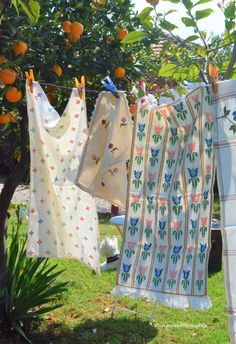 Things and Thoughts Spring Cotton Dress With Fruit Print, Citrus Garden Wallpaper, Schumacher Citrus Garden, Fruit Pajama Set, Northwest Flowers, Fruit Tea Towel, Chicken Aprons, Rose Sangria, Orange Grove