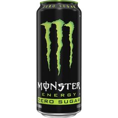 monster energy drink on a white background