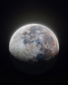 an image of the moon taken from space