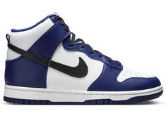 Nike Dunk High Deep Royal Blue (Women's) Nike Dunk High Women, Black Highlights, Deep Royal Blue, Nike Models, Limited Edition Sneakers, Nike Dunk High, Dunk High, Nike Sb Dunks, Hot Sneakers