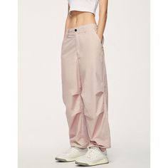 Summer Loose Leg Cargo Pants Material: 100% Cotton Size: S, M, L, XL, 2XL Color: Black, Light Pink, Army Green, Purple Applicable Season: Spring, Summer Baggy Pink Cotton Cargo Pants, Baggy Pink Straight Leg Pants, Pink Baggy Straight Leg Pants, Pink Stretch Wide Leg Parachute Pants, Pink Wide Leg Parachute Pants With Relaxed Fit, Pink Relaxed Fit Wide Leg Parachute Pants, Casual Pink Wide Leg Pants With Cargo Pockets, Casual Baggy Pink Parachute Pants, Baggy Pink Cotton Bottoms