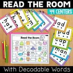 read the room with printable cards and pencils