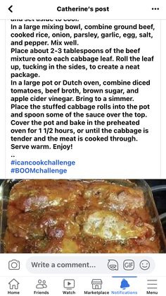 an image of food being cooked in a pan on top of a stove with the caption