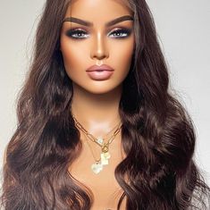 ITEM DESCRIPTION Brunette/Dark Brown Long Wavy Human Hair Lace Front Wig In 28 Inches/ Human Hair Wigs For Women. 💝ABOUT Soft hair texture, nice and full, preplucked realistic hairline, soft Swiss lace with adjustable elastic band,beginner friendly, ideal for daily or occasional wear.  🚚 DELIVERY 🚚  UK ORDERS - Next working day INTERNATIONAL ORDERS - DHL express 1-3 working days  💝FEATURES  Hair Type - Virgin Brazilian Human Hair Hair Material - 100 % Virgin Human Hair Density - 180% Colour Alopecia Wig, Wig Brown, Real Hair Wigs, Chocolate Brown Hair, Hair Patterns, Real Hair, Hair Texture, Front Lace Wigs Human Hair, Hair Density