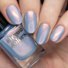 Iridescent Nail Polish Colors, Cirque Colors Nail Polish, Cirque Nail Polish, Blue Nail, Nails Polish, Gel Polish Colors, Popular Nails, Pink Nail