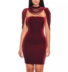 Love Life Cocktail Dress Short, Velvet Bodycon Dress, Velvet Cocktail Dress, Removable Collar, Strapless Bodycon Dress, Birthday Party Dress, Herve Leger, Mini Velvet Dress, Party Dresses For Women