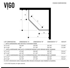 an architectural drawing showing the width and height of a window