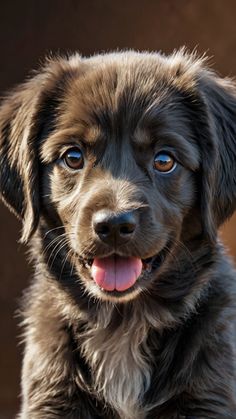 a close up of a dog with blue eyes