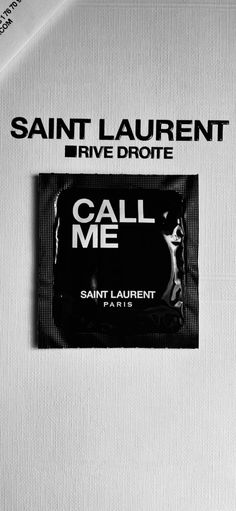 saint laurent rive droite's new single called call me