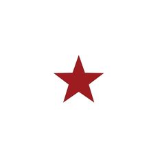 a red star on a white background with no image in the bottom right hand corner