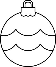 a black and white christmas ornament