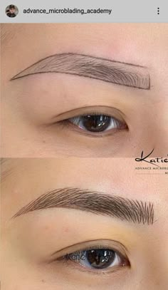 Microshading Eyebrows, Microbladed Eyebrows, Microblading Practice, Eyebrows Tattoo, Cosmetic Tattooing, Brow Studio, Powder Brows