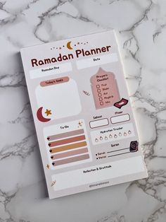 Ramadan Daily Notepad | Ramadan Tracker | Isl Ramadan Goals Journal, Ramadan Tracker, Ramadan Goals, Planner Ramadan, Ramadan Diy, Islamic Planner, Prayer Tracker, Ramadan Journal, Ramadan Planner