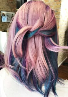 Hair Color Beautiful, Vivid Hair, Hair Colorful, Vivid Hair Color, Creative Hair Color, Multicolored Hair, Creative Hair, Beautiful Hair Color, Boost Confidence