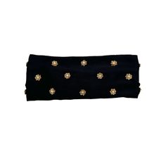 Special edition One-Of-A-Kind headband made with silk and with Sequin Flowers. Made in Los Angeles, California at local factory. This head band does not offer full coverage. easy to slip right on. Dry clean only. Dry clean only. Black Flower Headband, Luxury Black Headband, Julia Clancey, Summer Color Palette, Stocking Fillers For Her, Forever Jewelry, Jewelry Ring Box, Independent Designers Fashion, Gifts For Mum