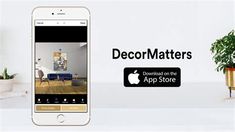 an iphone displaying the app for decor matters