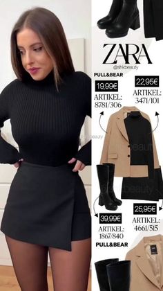 Office Hair, Vinter Mode Outfits, Zara Outfit, Cold Outfits, Looks Party, Elegante Casual, Blazer Outfits