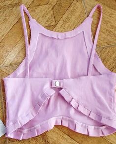 Pink Summer Dress Aesthetic, Pola Bra, Baby Clothes Patterns, Fashionista Clothes, Diy Sewing Clothes, Fashion Attire, Indian Fashion Dresses, Pink Top, Fashion Sewing