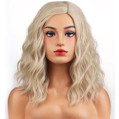 PRICES MAY VARY. 1.Color:Blonde.There Will Be Small Difference Between The Images and Product Due to The Light & Monitor Setting. 2.Material: Heat Resistant Synthetic Fiber,Can Be Straight & Curled. Please Keep The Temperature Below 150. 3.Length:14 Inches/35cm(±2Inches/5cm). Measured From "Crown to End". 4.Silky & Soft, Just Like Your Own Hair, Exquisite Comfortable and Natural. 5.Easy to ‌Instal, Easy to Take Off. Saving You More Time. You Can Wear It In Seconds. 6.Wig Cap Size:Average Size-22 Bob Wig Side Part, Wig Side Part, Wigs Blonde, Blonde Bob Wig, Blonde Wigs, Blonde Bobs, Costume Wigs, Bob Wig, Blonde Wig