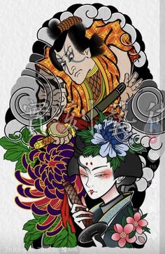 Japanese Flower Tattoo, Sak Yant Tattoo, Sak Yant, Irezumi Tattoos, Japanese Tattoo Designs, Japanese Flowers, Traditional Japanese