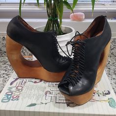 Jeffrey Campbell Rockin Black Heels Size 8 ..6 Inces Jeffrey Campbell Heels, Jeffrey Campbell Shoes, Jeffrey Campbell, Black Heels, Shoes Women Heels, Shoes Heels, Women Shoes, Heels, Women Shopping