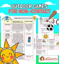 an outdoor game for non - contact with the sun and other items on it, including baseball