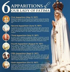 an image of the statue of our lady of patma with six apparitions