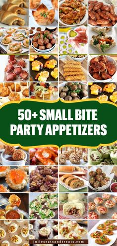 50 + small bite party appetizers