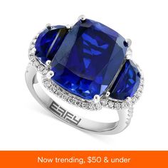 in stock Luxury Exquisite Sapphire Ring With Halo Setting, Luxury Formal Lab-created Sapphire Diamond Ring, Formal Jewelry With Vvs Clarity Lab-created Sapphire, Formal Vvs Clarity Lab-created Sapphire Jewelry, Formal Baguette Cut Lab-created Sapphire Jewelry, Blue Diamond Ring, Emerald Ring, Blue Diamond, Halo Diamond