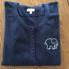 Ivory Ella Navy Thermal Henley. Brand New, Never Worn. Size Medium. Ivory Ella, Long Sleeve Tees, Color Blue, Womens Tops, Tops & Tees, Size Medium, Brand New, Navy, Long Sleeve