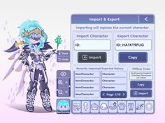 an animated character is shown in the game's interface screen, which shows how to use