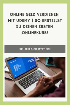 Online Geld verdienen mit Udemy | So erstellst du deinen ersten OnlineKurs! Instagram Design, Marketing Online