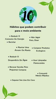 the menu for an event with green leaves on it and numbers in spanish, which are also