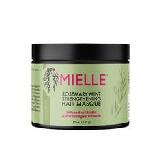 Honey And Coconut Oil, Mielle Rosemary Mint, Restore Hair Health, Strengthening Hair, Mint Hair, Hair Masque, Essential Oils For Hair, Rosemary Mint